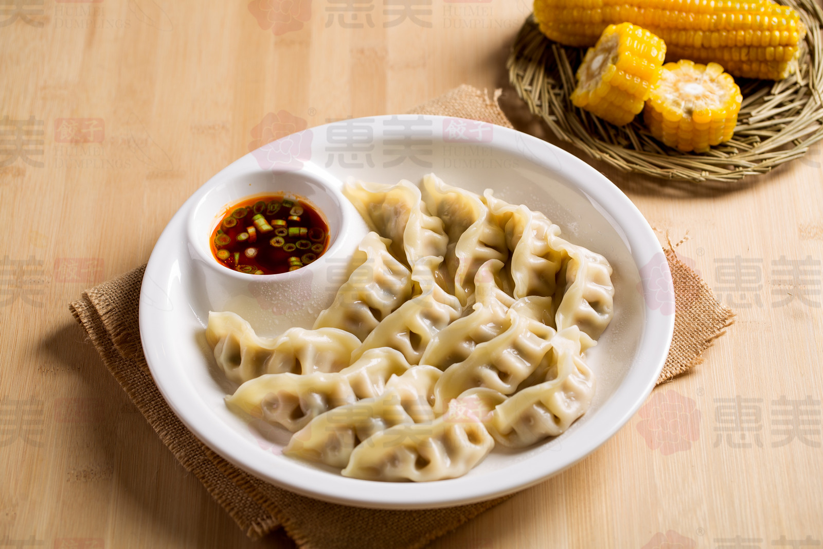 惠美餃子特色美食-玉米豬肉水餃